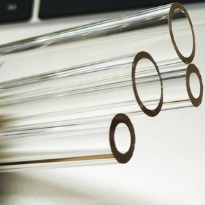 Su misura quadrato piatto modello di vetro borosilicato tubo resistente al calore per il fumo tubo di mira che soffia diametro tubo di vetro - Product Image 5