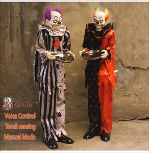 Decorazione di grandi dimensioni per <span class=keywords><strong>casa</strong></span> stregata di Halloween: Clown, Strega, Governante, Zucca, Mostro, attivabili elettricamente - Product Image 4