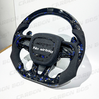 LED-High-End-Kohlefaser-Lenkrad Passend für Dodge Challenger Charger RT Durango SRT Hellcat Jeep Cherokee Trackhawk