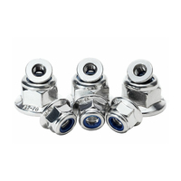 A2 A4 SS304 SS316 SS316L 18-8 Bride Hexagonale En Acier Inoxydable Écrou Auto-Verrouillage De DIN6926