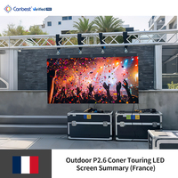 Écran LED vidéo mural intérieur Canbest Xs Series P2.6 2.604mm 4000x2500mm (13.1x8.2ft) pour location en salle de sport aux États-Unis