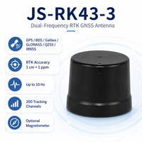 Antenne GNSS intelligente double fréquence L1 L5 RTK haute précision JS-RK43-3, indice de protection IP51, température de fonctionnement -25~60°C, réseau 4G pour UAV