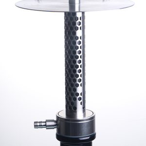 Set Narghilè Moderno in Acciaio <span class=keywords><strong>Inox</strong></span> a Tubo Singolo Stile Drago a Nido d'Ape Portatile per Bar e KTV - Product Image 5