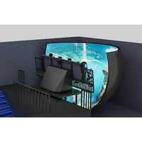 Cinéma dôme sphérique 360°, théâtre multisensoriel 5D, équipement de divertissement intérieur, attractions VR/AR/MR pour parcs à thème, en métal