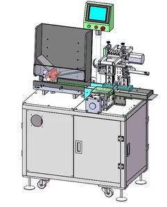 Máquina Automática para Pegar Etiquetas en Terminales de Baterías Cilíndricas, Máquina para Pegar Papel Aislante - Product Image 4