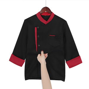 Chaqueta de <span class=keywords><strong>Chef</strong></span> Japonesa para Pastelería, Uniforme de <span class=keywords><strong>Chef</strong></span> para <span class=keywords><strong>Restaurante</strong></span>, Chaqueta de Cocina, Uniforme de Hotel, Chaqueta de <span class=keywords><strong>Chef</strong></span> para Hombre y Mujer - Product Image 5