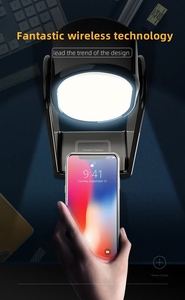 Xu Hướng 2024 Sản Phẩm 3000K Ánh Sáng Mềm Mại Bảng Đèn Điện Thoại Không Dây Sạc 15W Nhanh Không Dây Sạc Trạm Với Make up Gương - Product Image 6
