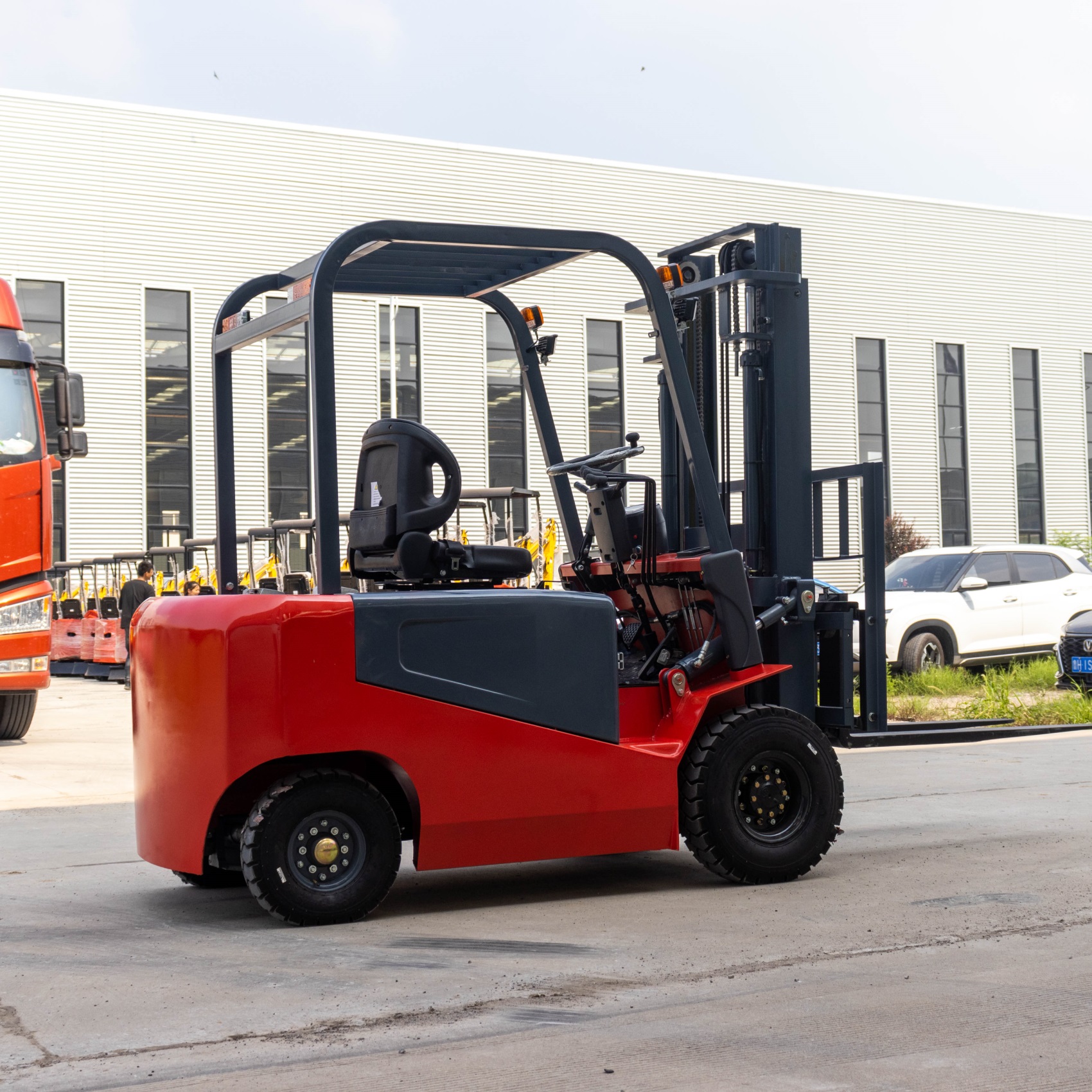 Вилочный погрузчик, Электрический вилочный погрузчик на 3,5 тонны, 1,5 тонны, 2 тонны, 2,5 тонны, 1 тонна, Электрический вилочный погрузчик 48 В, миниатюрный Электрический вилочный погрузчик