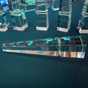 クリアクリスタルオベリスクモダンホームホテルデコレーションクリスタルトロフィーアワードブランクレーザー彫刻用 - Product Image 3