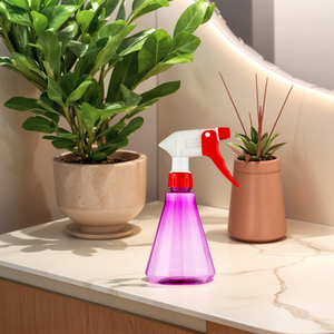 Bán Buôn Tùy Chỉnh Rỗng Nhựa Pet Cắt Tóc Phun Sương Chai Trong Suốt Bóng Hình Dạng Kích Hoạt Phun Chai Cho Vẻ Đẹp Salon - Product Image 1