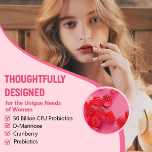 Gomitas Probióticas para la Salud del Tracto Urinario, 50 Mil Millones de UFC, Sabor a Bayas, Gomitas Prebióticas para Mujeres - Product Image 5