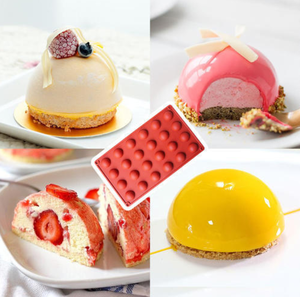 <span class=keywords><strong>Molde</strong></span> de Silicona Ecológico para Hornear, para Formas de Chocolate y Mini <span class=keywords><strong>Esferas</strong></span> de Pastel de Mousse - Product Image 5