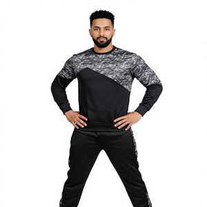 Ensemble de survêtements unisexes surdimensionnés en coton French Terry 400g, avec veste zippée et sweat à capuche, style streetwear, personnalisable en usine OEM - Product Image 1