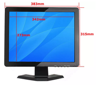 Ratio 4:3 écran 15 17 19 pouces 10 Points écran tactile capacitif LCD POS PC moniteur de bureau pour les entreprises