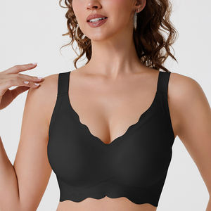 Sutiã T-Shirt Seamless de Copas Completas para Mulheres - Suporte e Levantamento Sem Fio, Alças Ajustáveis, Sem Volume Lateral, Spandex/Nylon, Ideal para Esportes - Product Image 5