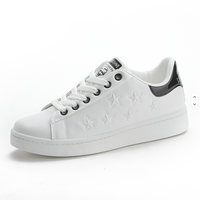 Chaussures de sport plates décontractées en EVA pour femmes et dames, à prix de gros, avec empeigne en cuir