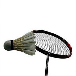 Kawasaki Zhumeng Carbon Fiber Badminton Racket Graphite Shaft PU Grip 0.65mm <b>Strings</b> S4 Handle Lightweight Eco-Friendly - Product Image 2
