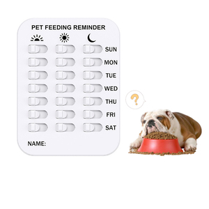 Hot Bán Giá Thấp Chó Và Mèo Hàng Tuần Thường Xuyên Cho Ăn Từ Pet Cho Ăn Nhắc Nhở Clip Cho Vật Nuôi Chế độ Ăn Uống - Product Image 3