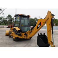Gebrauchte Bagger lader Bagger lader China Small Wheel Mini 4x4 Traktor Bagger Bagger Bagger lader Zum Verkauf 2020 CAT 420F