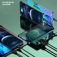 Produits tendance Nouveaux arrivages Chargeurs muraux portables Power Bank 4 en 1 Voyage Super Chargeur Adaptateur Plug 15000mah PowerBank