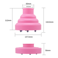 Lohas – diffuseur pliable en Silicone pour cheveux bouclés, accessoire pour sèche-cheveux