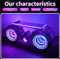 Logo personnalisé de haute qualité 3D écran LED support de stand de DJ Table polissage fin barre lumineuse en acier inoxydable affichages de signalisation numérique