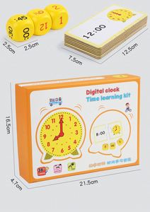 Juguete Educativo de Madera para Niños de Primaria, Grados 1, 2 y 3, Reloj Digital para Aprender - Product Image 6