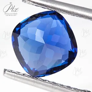 Lab Grown Sapphire Cushion Shape <strong>Natural</strong> Blue Brilliant Cut VVS1 <strong>Loose</strong> Stone Pass <strong>Diamond</strong> Tester AGL Certificate High Quality - Product Image 6
