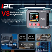 Programmateur multifonctionnel I2C V8, lecture/écriture en un clic, matrice de points Face ID pour iPhone X-16 Series, outils de réparation de téléphones mobiles