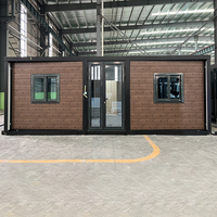 Maison conteneur préfabriquée extensible en structure acier, personnalisable, de haute qualité, facile à installer, vente en gros