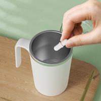Tasse de mélange automatique portable magnétique de 350ml avec logo personnalisé, charge USB avec couvercles, tasse à café à agitation automatique pour le voyage