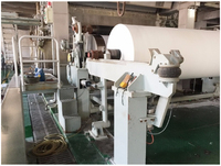 Máquina de Papel Higiénico Totalmente Automática Controlada por PLC con Caja de Cambios y Motor para Fábrica de Papel, Diseño Personalizado, Capacidad de 20T/D
