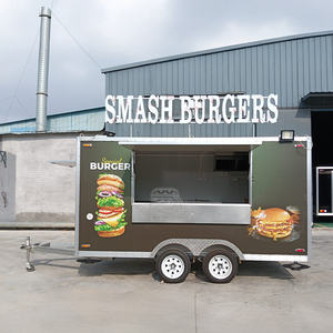 Remorque de vente ambulante vintage aux normes américaines pour la vente de burgers et de plats préparés - Product Image 6