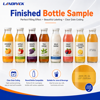 Machine de remplissage automatique de bouteilles en verre pour boissons, yaourts, jus de fruits froids