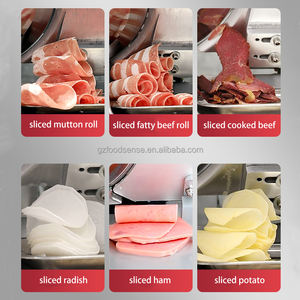 Máquina rebanadora comercial de patatas y queso de alta producción, rebanadora de carne congelada de aleación completamente automática, nueva condición de 220V - Product Image 4