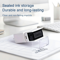 Stempel Flash Mini Persegi Panjang Berkilau (5x13mm) Terbuat dari Bahan ABS Tahan Lama Merek DeYin untuk Penggunaan Kantor dan Bisnis