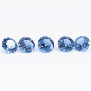Espinela azul sintética de espinela cultivada en laboratorio de piedras preciosas sueltas de alta calidad 120 # piedra espinela de corte brillante redondo para joyería - Product Image 6