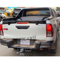 Gzdl4wd 4x4 couvercle noir mat garniture de hayon seuil de porte becquet arrière pour Hilux Revo 2015 +