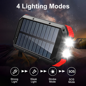ES983S chargeur solaire sans fil de haute qualité banque d'alimentation 30000 mah chaud 2022 nouveau avec chargeur sans fil powerbank avec flash - Product Image 2