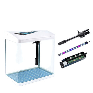 Petit réservoir de poissons rouges auto-circulant 220V Rectangle <span class=keywords><strong>Aquarium</strong></span> <span class=keywords><strong>Aquarium</strong></span> de bureau écologique pour usage domestique sans eau - Product Image 5