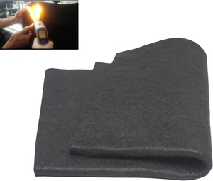 Tissu en fibre de carbone résistant au feu et à la chaleur pour souder un tapis de couverture polyvalent pour le soufflage du verre, <span class=keywords><strong>feutre</strong></span> de poêle de camp pour voiture - Product Image 2