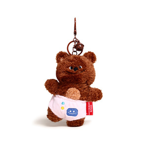 Porte-clés en peluche Ours Croqueur pour bébé, impression numérique, mignon, petit, écologique, ornements d'ours 3D, cadeau, vente en gros JRA - Product Image 5