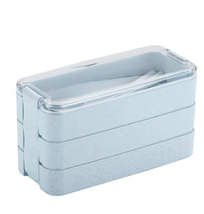 Kitchen Microwave <b>Lunch</b> <b>Box</b> Wheat Straw Dinnerware Food Storage Container Children Kids School Office Portable Bento <b>Box</b> - Product Image 1