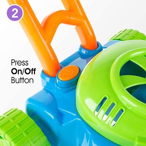 Bubble <strong>Lawn</strong> <strong>Mower</strong> for Kids Automatic Bubble Machine with Music Sounds Best <strong>Toys</strong> for Boys Girls Ages 3 -12 Years Old - Product Image 3