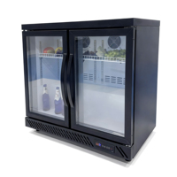 Réfrigérateur à vin intelligent OEM 155L mini à température unique, refroidissement par air, 22 bouteilles, intégré, avec porte en verre