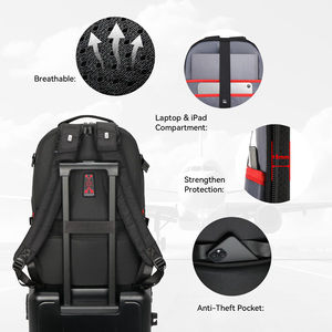 Ba lô đựng máy tính xách tay có thể mở rộng CROSSGEAR dành cho nam giới Ba lô du lịch sức chứa lớn với túi đựng máy tính kinh doanh bền bỉ không thấm nước - Product Image 3