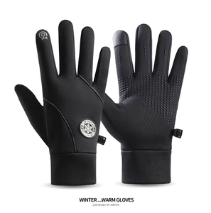 Gants d'hiver en velours pour hommes et femmes, pour écran <span class=keywords><strong>tactile</strong></span>, gants de ski antidérapants, imperméables, gants thermiques pour le cyclisme, pour usage quotidien - Product Image 2