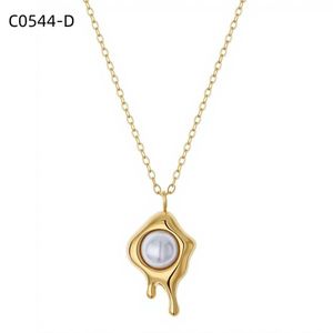 สร้อยคอแฟชั่นมุก C0544 สำหรับผู้หญิงเครื่องประดับคุณภาพสูง - Product Image 2