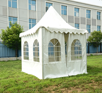 Tente Pagode en Aluminium d'Usine, Tente à Véranda Haute pour Événements Extérieurs, Mariages, Fêtes et Expositions