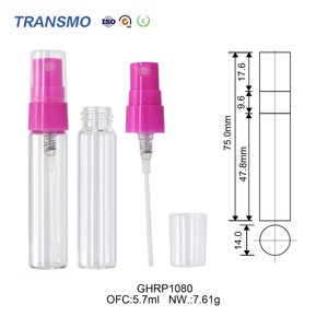 Flacon pulvérisateur en verre vide de 5 ml, forme ronde, mini, pour cosmétiques, emballage avec pompe à lotion, étanchéité pour crème pour les yeux, vente en gros par le fabricant - Product Image 2
